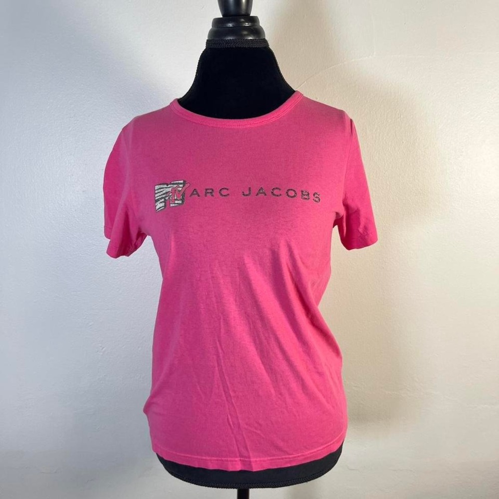 Rare Pink Marc Jacobs MTV t-shirt
